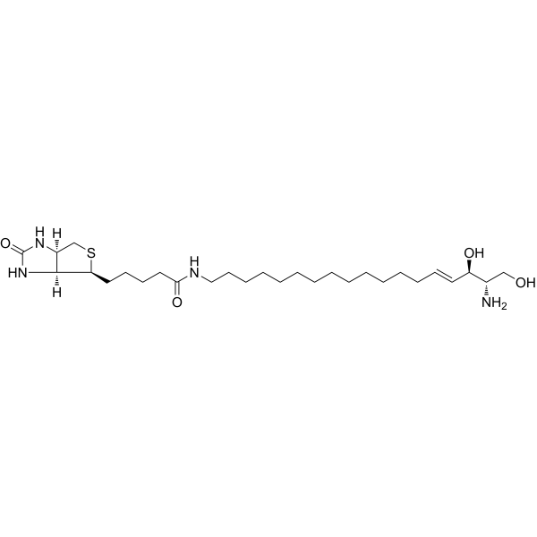 Biotinylated sphingosine Chemical Structure