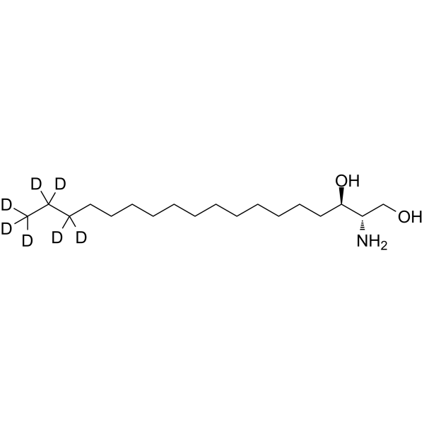 D-Erythro-dihydrosphingosine-d<sub>7</sub> Chemical Structure