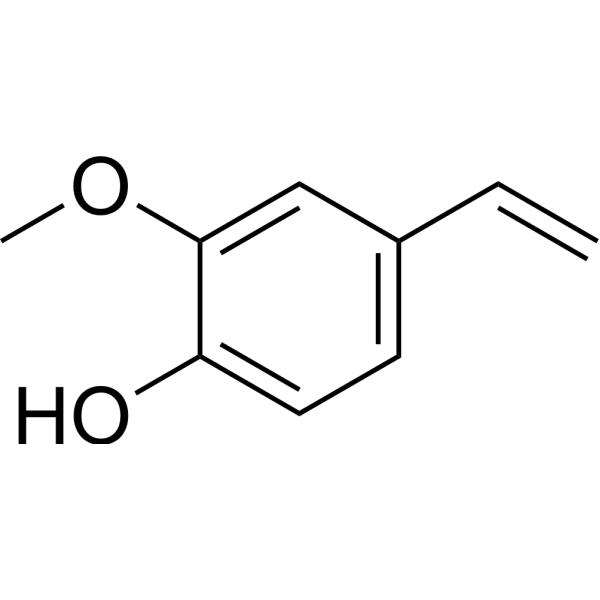 2-Methoxy-4-vinylphenol Chemical Structure