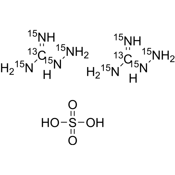 <em>Aminoguanidine</em> <em>sulfate</em>-13C,15N4