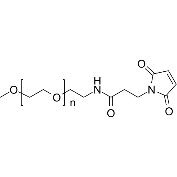 mPEG-Mal (MW 5000) Chemical Structure