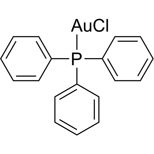 Triphenylphosphinechlorogold Chemical Structure