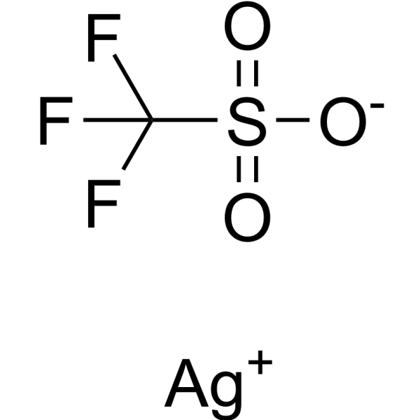 Trifluoromethanesulfonic acid silver Chemical Structure