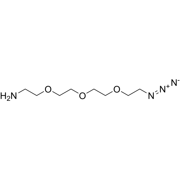 Amino-PEG3-C2-Azido Chemical Structure