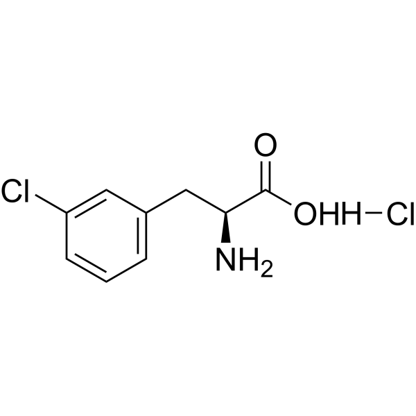 (S)-2-Amino-3-(3-chlorophenyl)propanoic acid hydrochloride Chemical Structure
