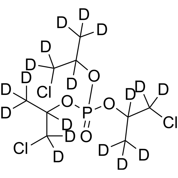 tris(1-Chloropropan-2-yl) phosphate-d<sub>18</sub> Chemical Structure