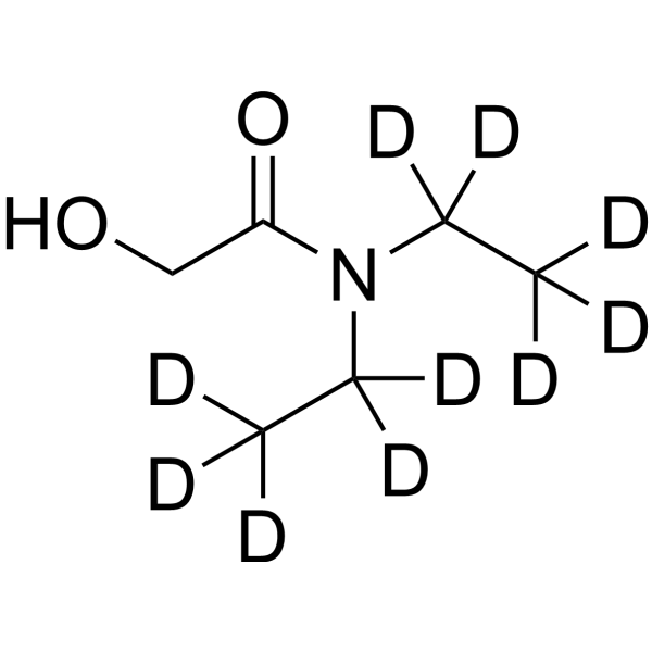 N,N-<em>Diethyl</em>-2-hydroxyacetamide-d<em>10</em>