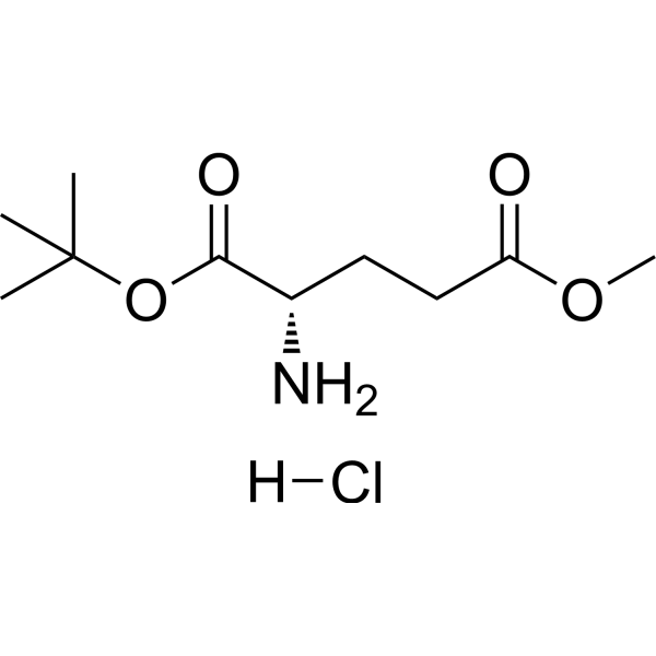 1-(tert-Butyl) 5-methyl L-glutamate hydrochloride Chemical Structure