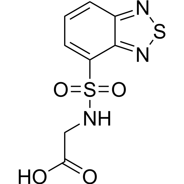 N-(2,1,3-Benzothiadiazol-4-ylsulfonyl)glycine Chemical Structure