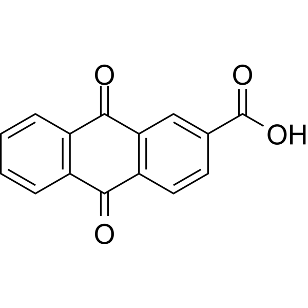 Anthraquinone-2-carboxylic acid Chemical Structure