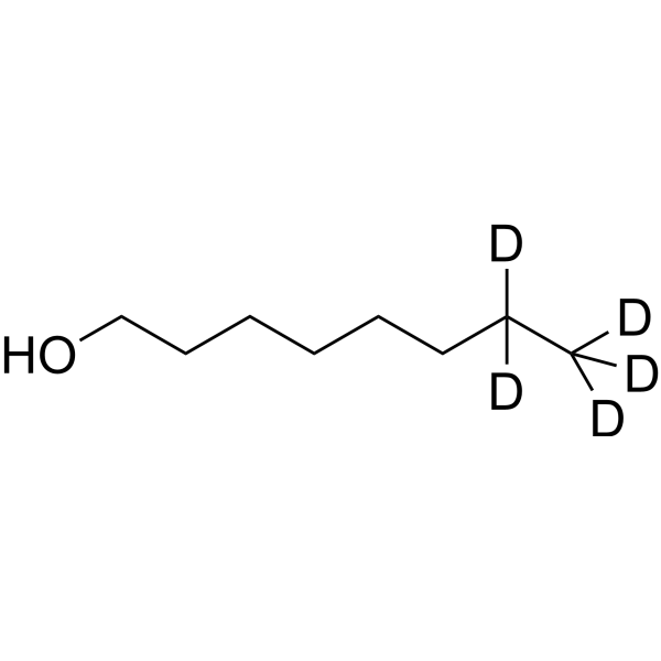 1-Octanol-d<sub>5</sub> Chemical Structure