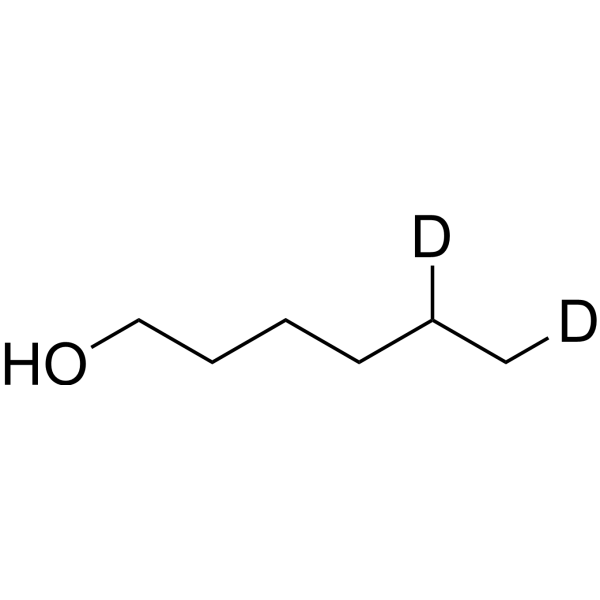 1-Hexanol-d<sub>2</sub> Chemical Structure