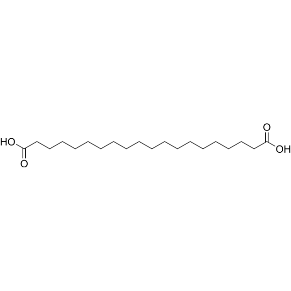 Eicosanedioic acid Chemical Structure
