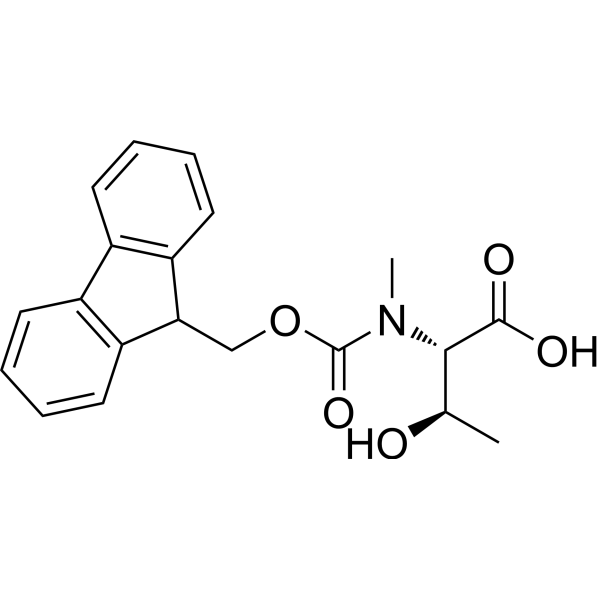 N-(((9H-Fluoren-9-yl)methoxy)carbonyl)-N-methyl-L-threonine Chemical Structure