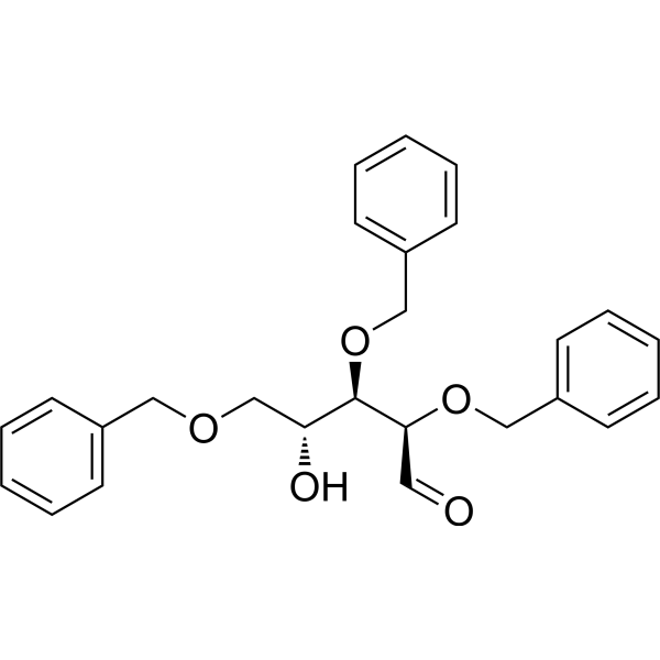 2,3,5-Tri-O-benzyl-D-ribose Chemical Structure