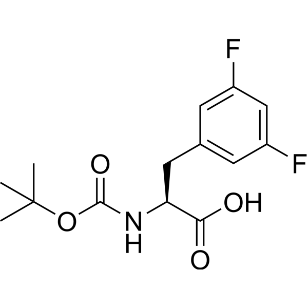 N-Boc-L-3,5-difluorophenylalanine Chemical Structure