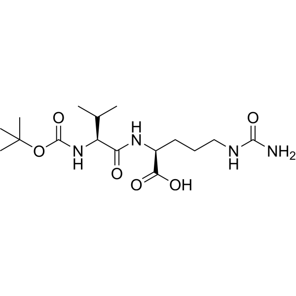 Boc-Val-Cit-OH Chemical Structure