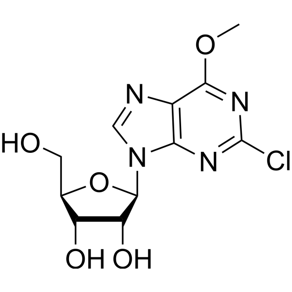 2-Chloro-6-methoxypurine riboside Chemical Structure