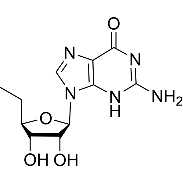 5'-Deoxy-5'-iodoguanosine Chemical Structure