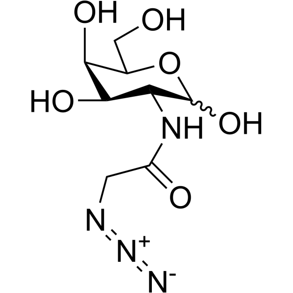 2-[(Azidoacety)amino]-2-deoxy-D-galactose Chemical Structure