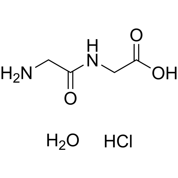 Glycylglycine hydrochloride hydrate Chemical Structure