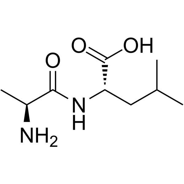 L-Alanyl-L-leucine Chemical Structure