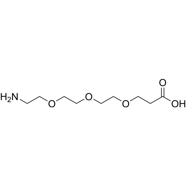 Amino-PEG3-C2-acid Chemical Structure
