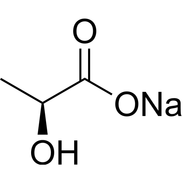 Sodium (S)-2-hydroxypropanoate Chemical Structure