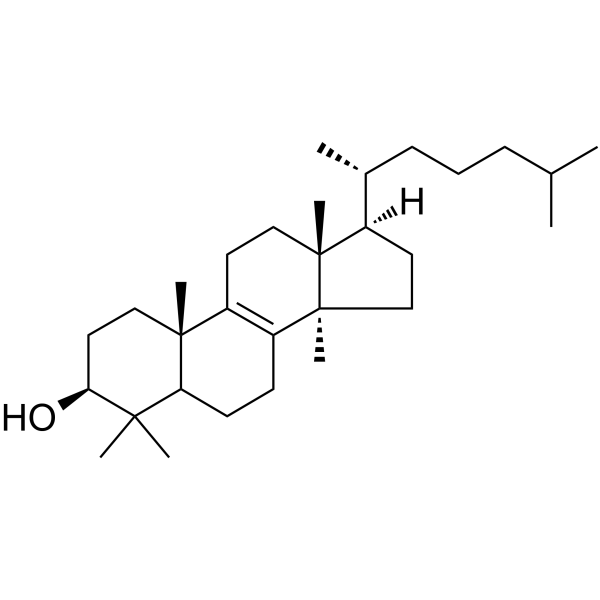 24,25-Dihydrolanosterol Chemical Structure