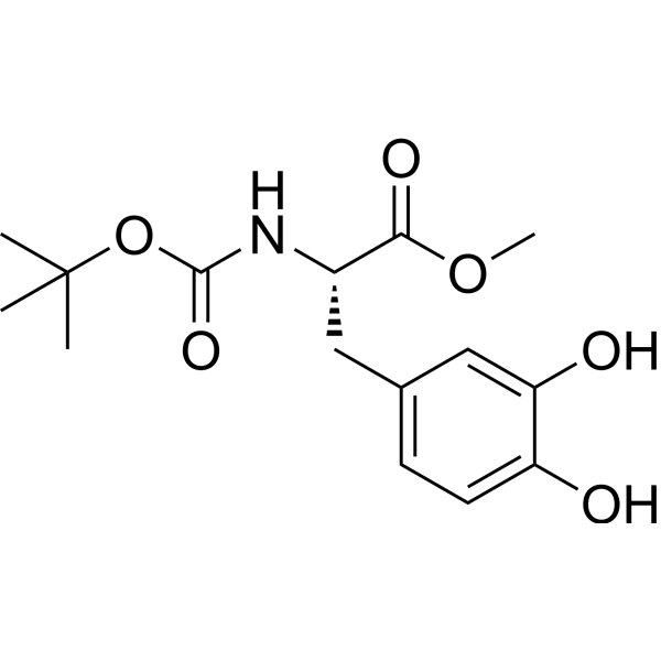 (<em>S</em>)-Methyl 2-((tert-butoxycarbonyl)amino)-3-(3,4-dihydroxyphenyl)propanoate