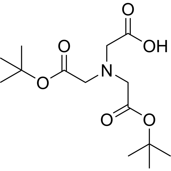 2-(Bis(2-(tert-butoxy)-2-oxoethyl)amino)acetic acid Chemical Structure