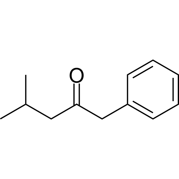 4-Methyl-1-phenyl-2-pentanone Chemical Structure