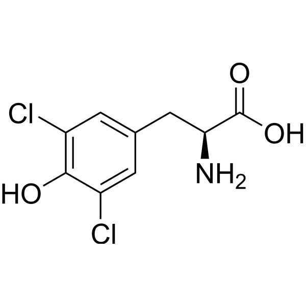 (S)-2-Amino-3-(3,5-dichloro-4-hydroxyphenyl)propanoic acid Chemical Structure