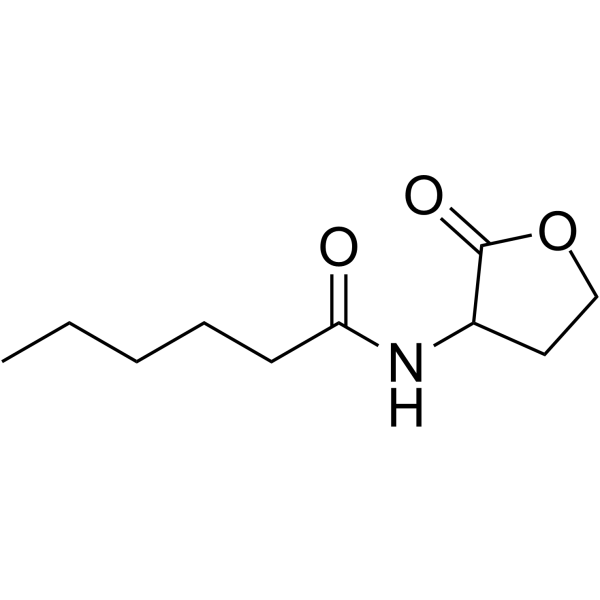 N-Hexanoyl-DL-homoserine lactone Chemical Structure
