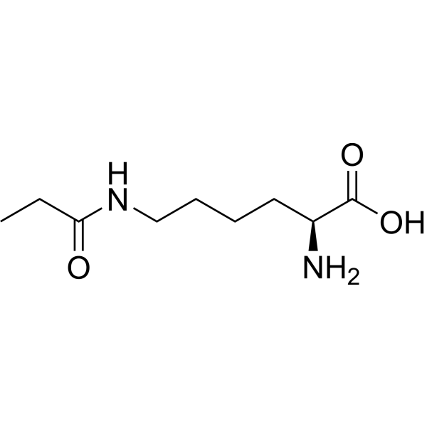 N6-Propionyl-L-lysine Chemical Structure