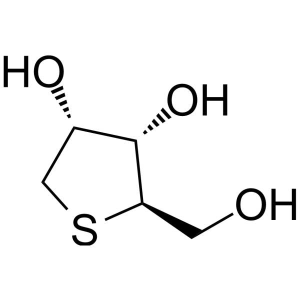 (2R,3S,4R)-2-(Hydroxymethyl)tetrahydrothiophene-3,4-diol Chemical Structure