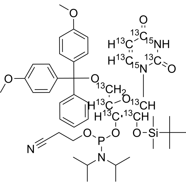 rU Phosphoramidite-13C9,<em>15</em><em>N</em><em>2</em>
