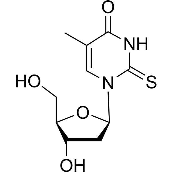 2-Thiothymidine Chemical Structure