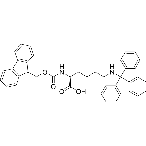 <em>N</em>2-(((9H-Fluoren-9-yl)methoxy)carbonyl)-<em>N</em>6-trityl-<em>L</em>-lysine
