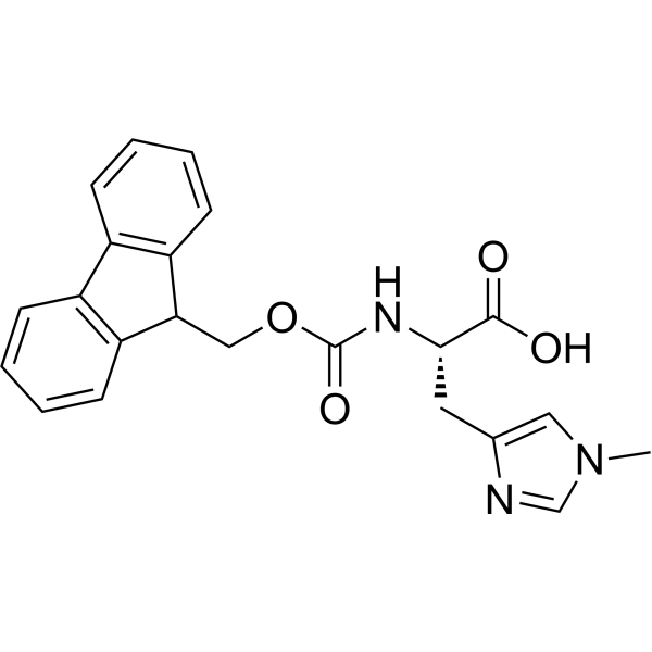 Fmoc-1-methyl-L-histidine Chemical Structure