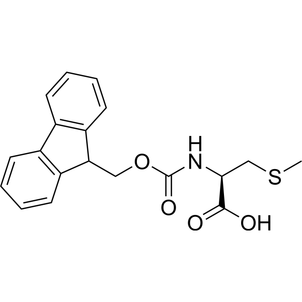 N-(((9H-Fluoren-9-yl)methoxy)carbonyl)-S-methyl-L-cysteine Chemical Structure