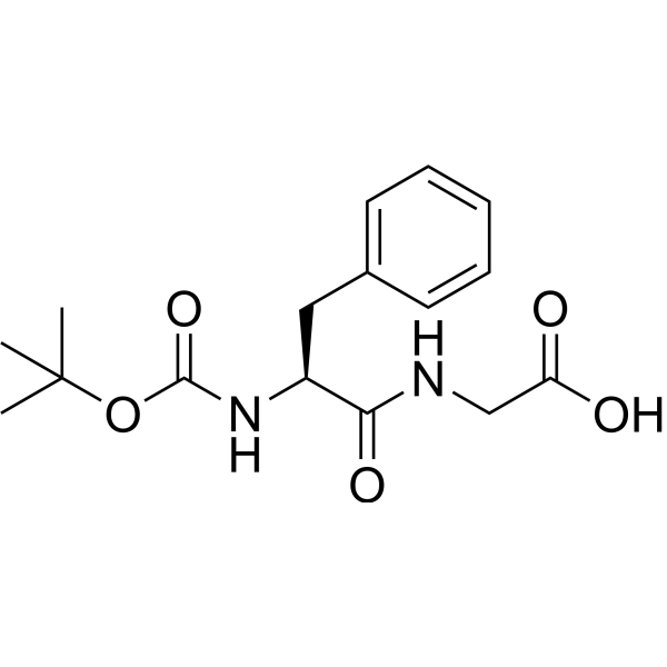 Boc-Phe-Gly-OH Chemical Structure