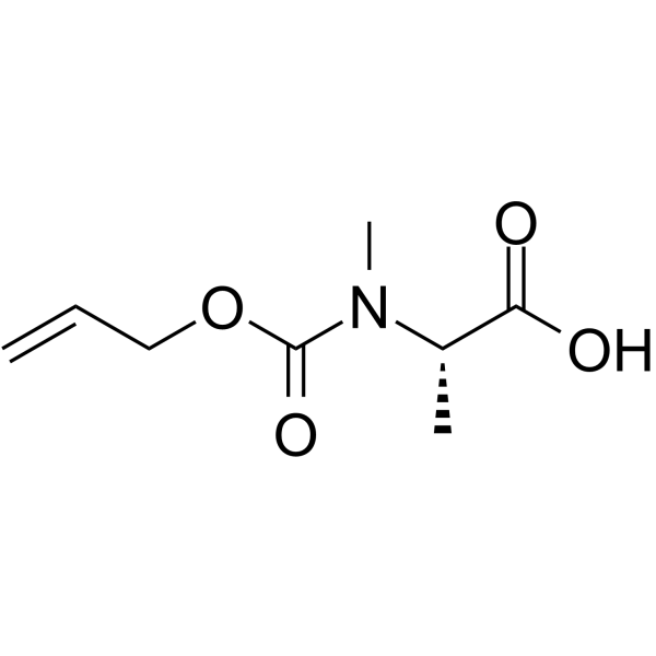 <em>N</em>-((Allyloxy)carbonyl)-<em>N</em>-methyl-L-<em>alanine</em>