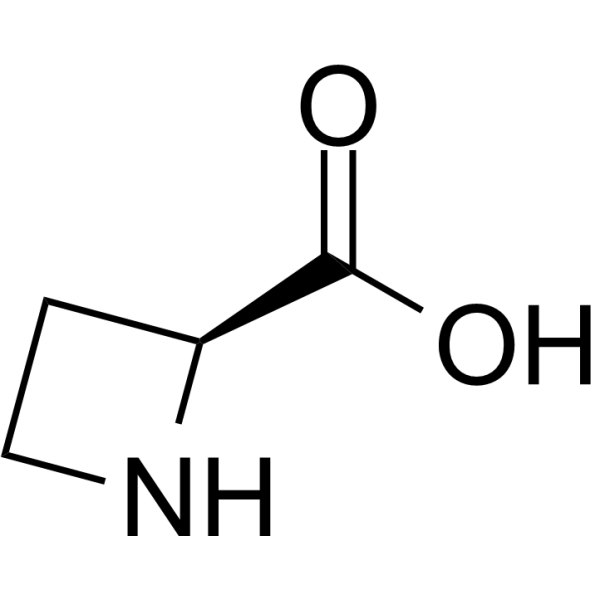 L-Azetidine-2-carboxylic acid Chemical Structure