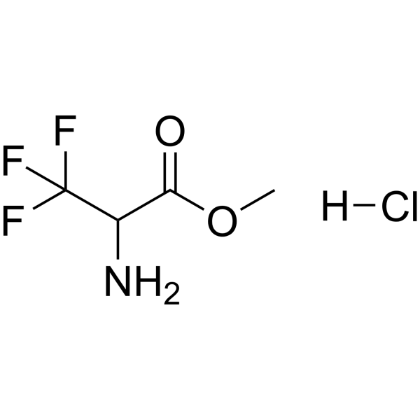 Methyl 2-amino-3,3,3-trifluoropropanoate hydrochloride Chemical Structure