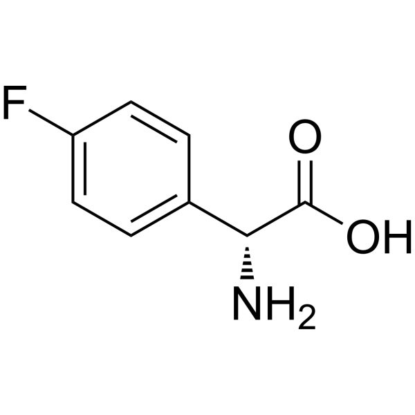 (R)-2-Amino-2-(4-fluorophenyl)acetic acid Chemical Structure