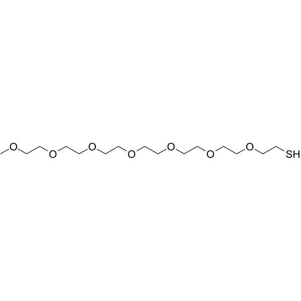 m-PEG7-thiol Chemical Structure