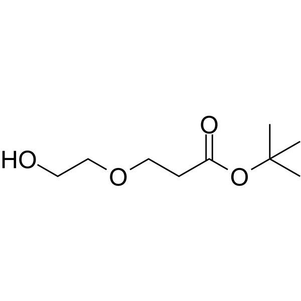 Hydroxy-PEG1-(CH2)2-Boc Chemical Structure
