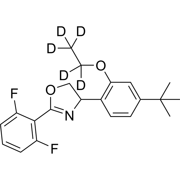 Etoxazole-d<sub>5</sub> Chemical Structure