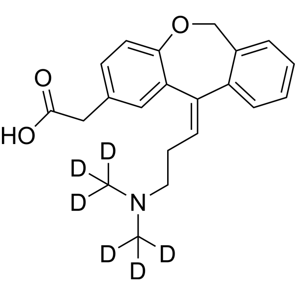Olopatadine-d<sub>6</sub> Chemical Structure